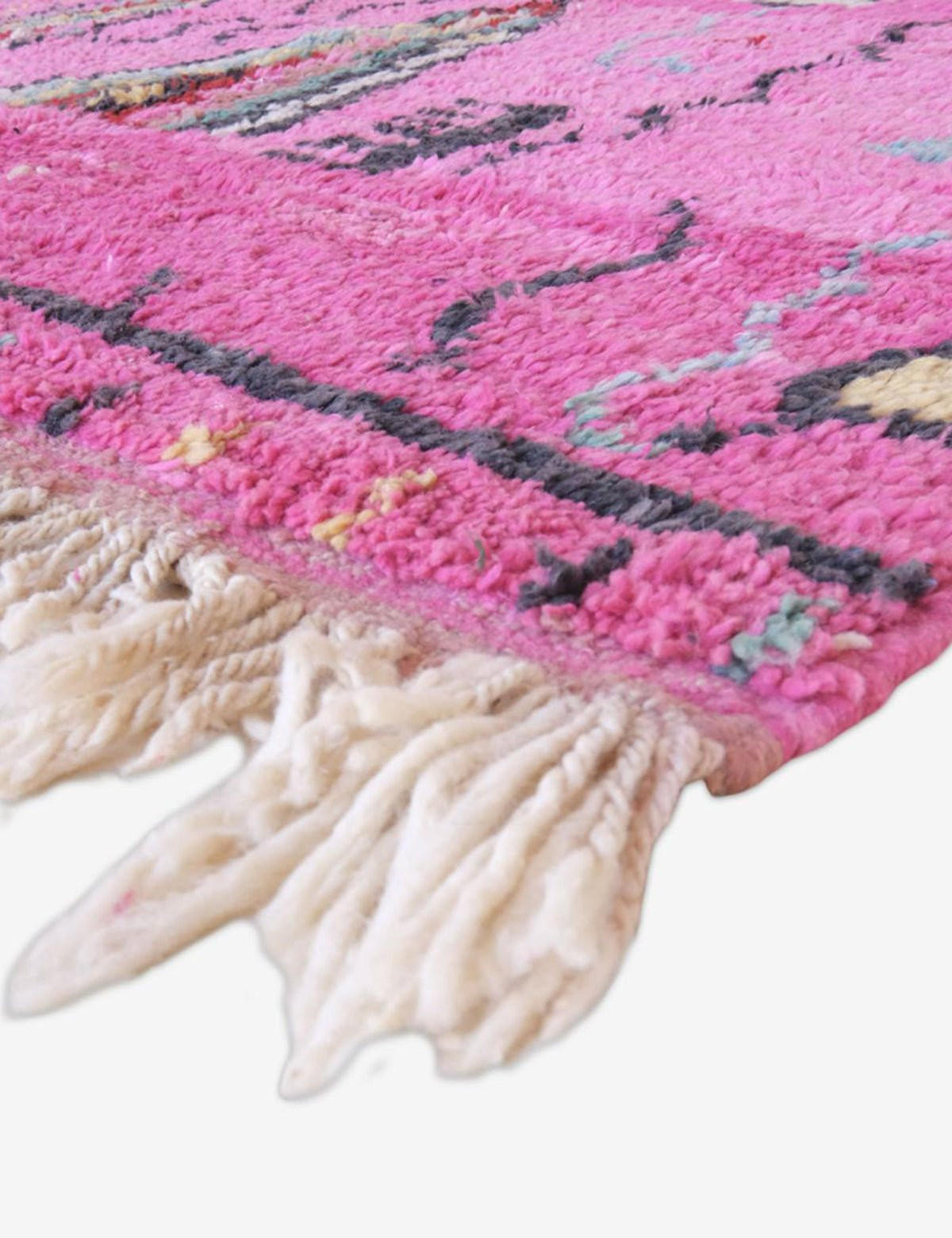 BERBERTEPPICH aus reiner Wolle 171x 261 cm - Pink, Naturmaterialien (171/261cm) - AFK Living
