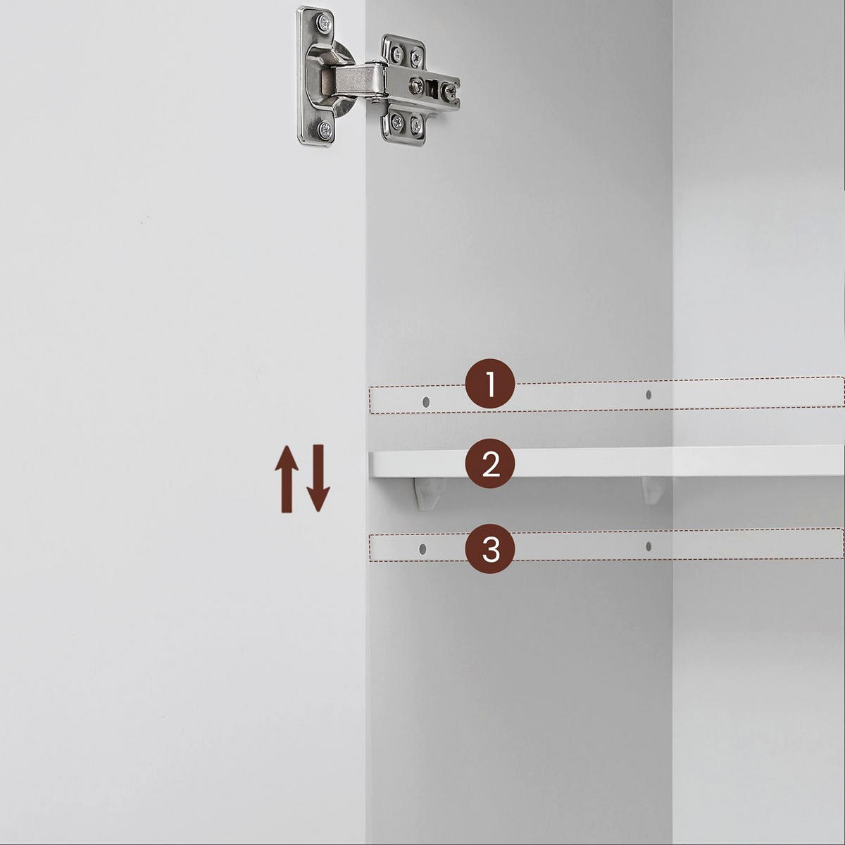 WASCHBECKENUNTERSCHRANK - Grau, Holzwerkstoff (30/63/60cm) - Hansiro