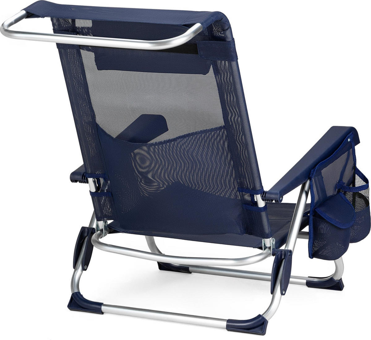 GARTEN-RELAXSESSEL bis 120 kg - Blau, Textil (58.5/74/46cm) - Outtec