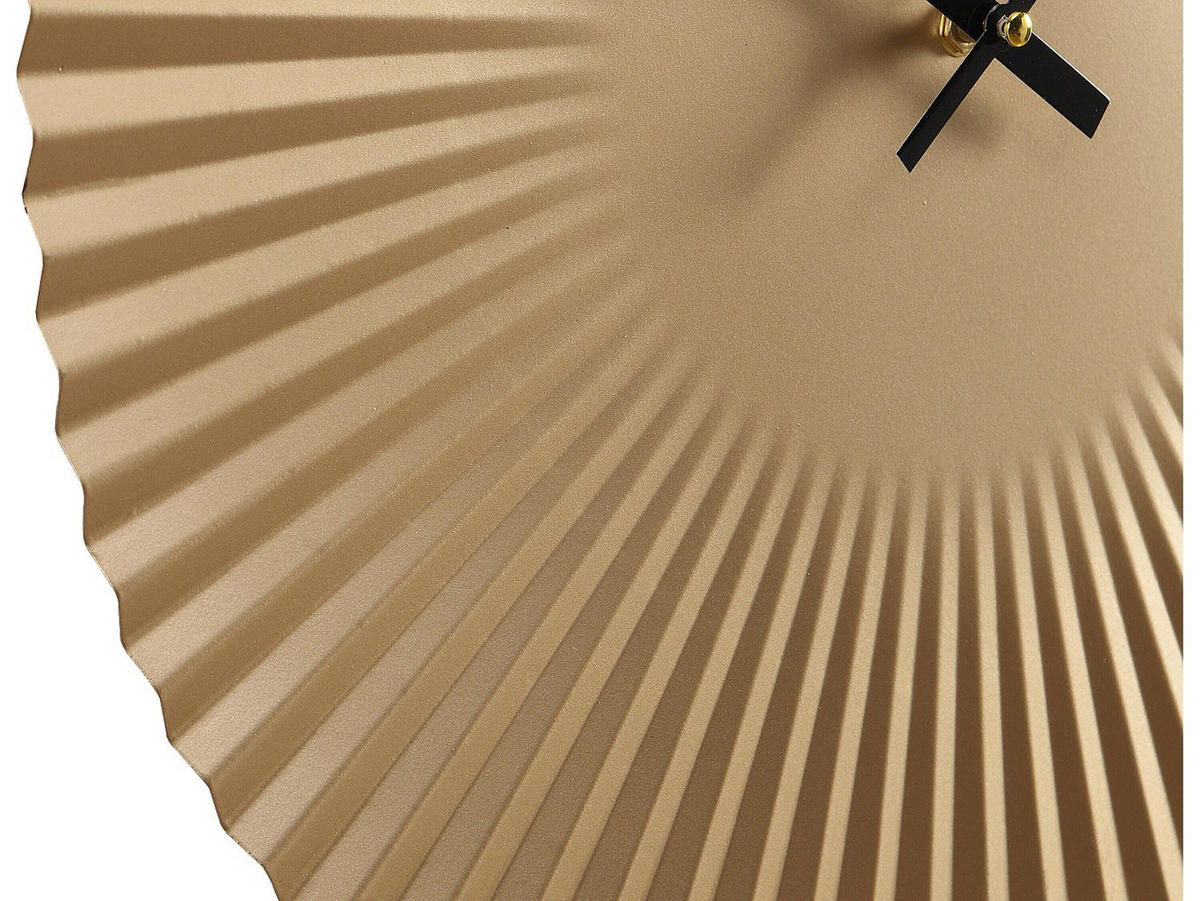 UHR - 50 cm x 4.5 cm - metall - goldfarben Felinar - Goldfarben, Metall (50/50/4.5cm) - Vente-Unique