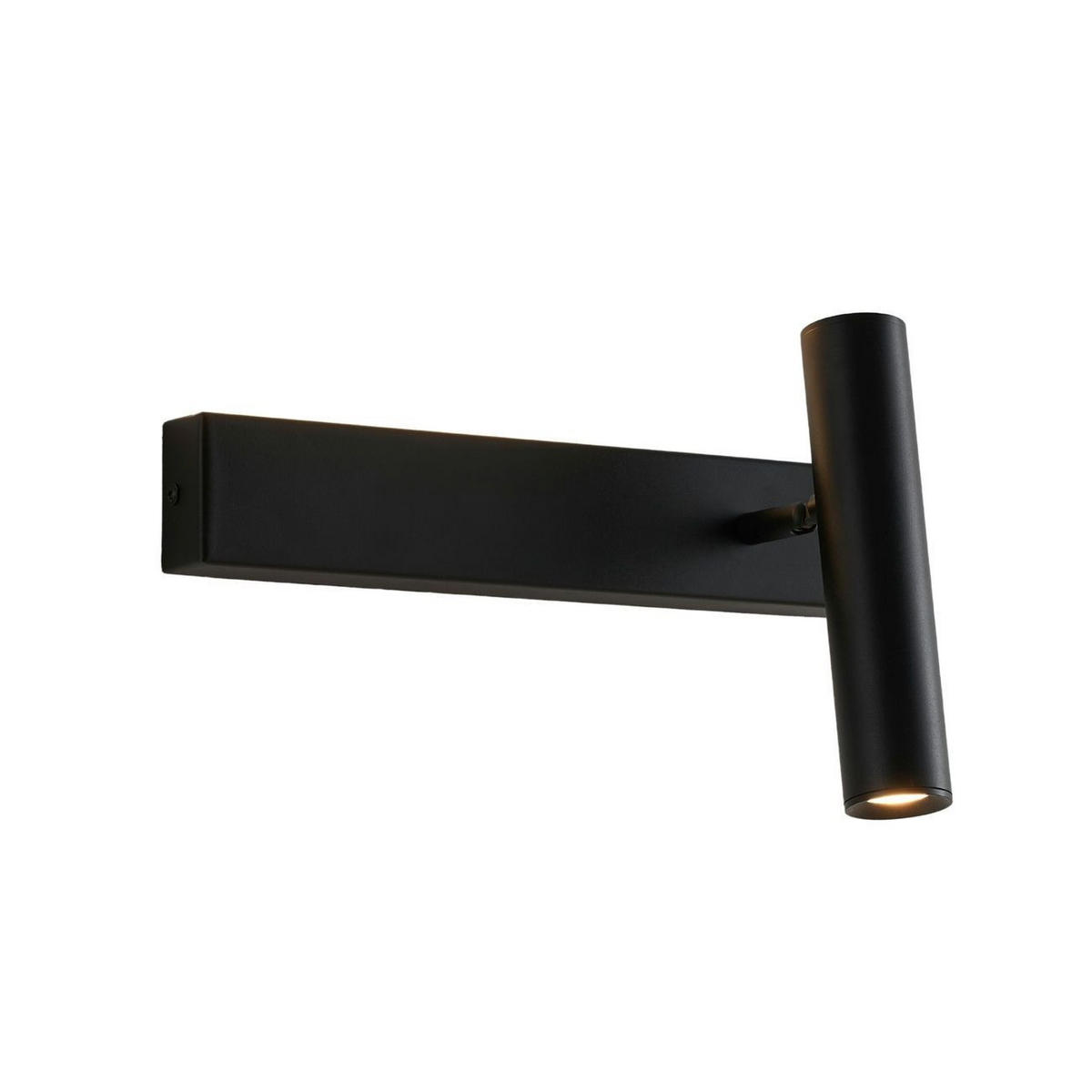 WANDLEUCHTE Schalter), Schwarz, 30cm - Schwarz, Metall (30/5/30cm) - KOSILUM