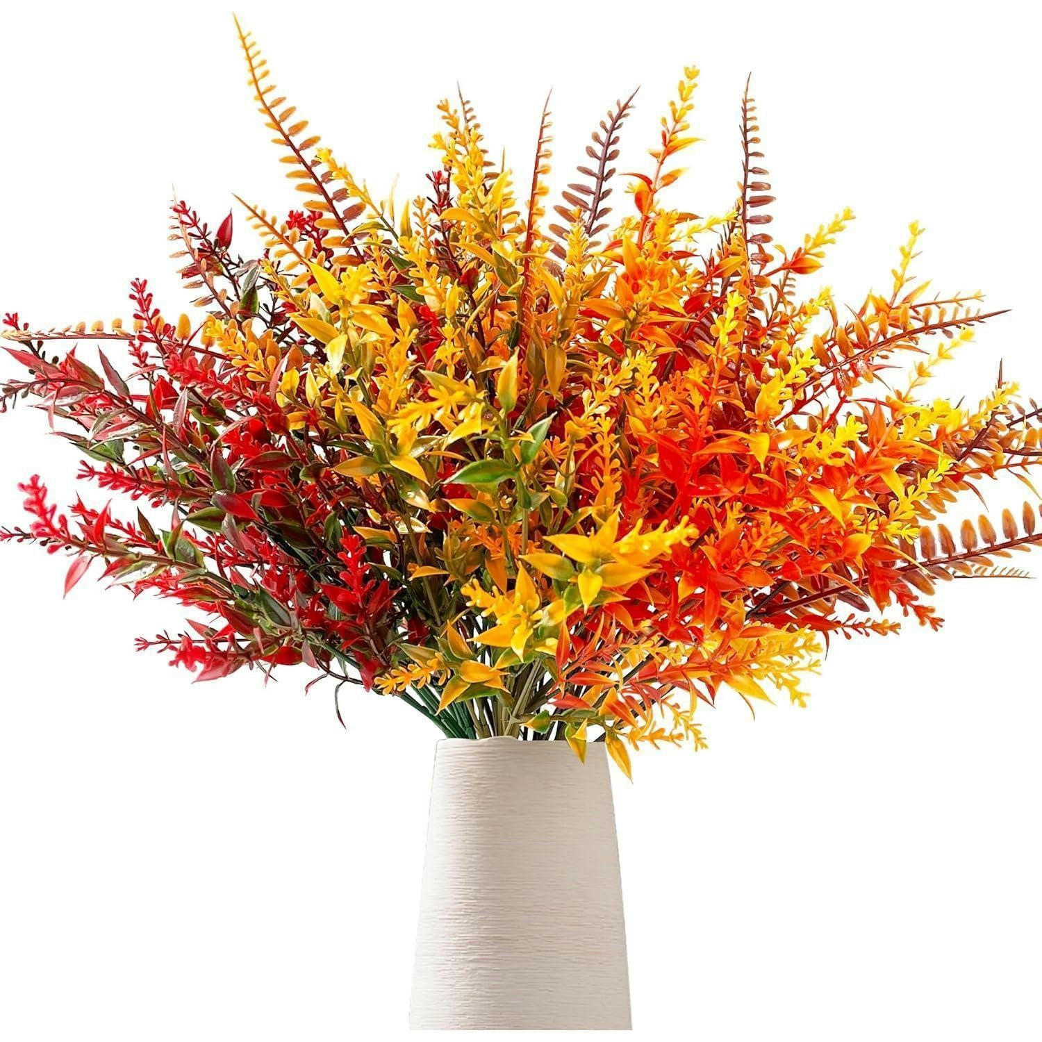 KUNSTBLUMEN 8-teiliges Set Herbstdeko 35 cm - Multicolor, Kunststoff (38cm)