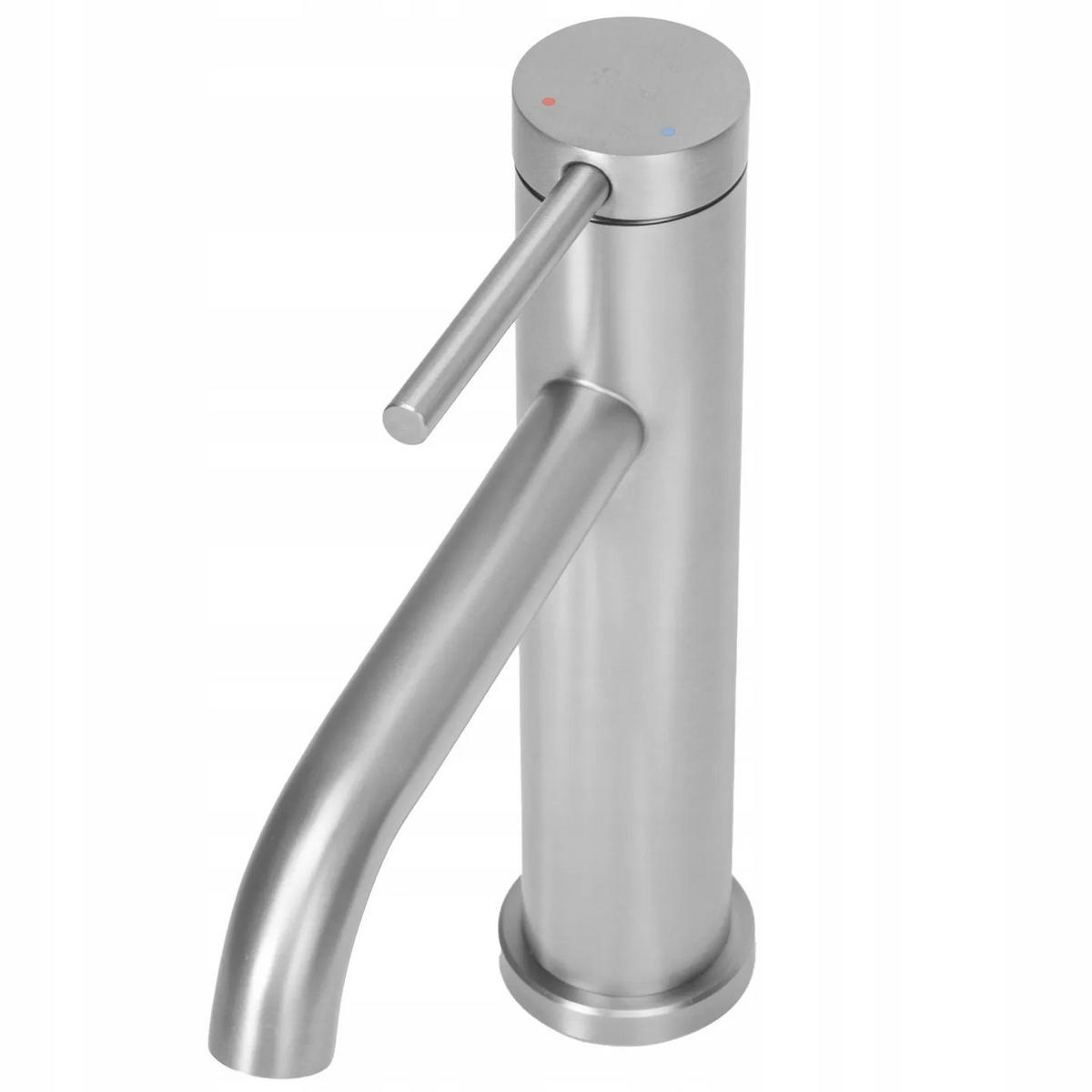 WASCHBECKENARMATUR Rea Clif Nikiel - Nickelfarben, Metall (4/20.5/16.5cm) - REA