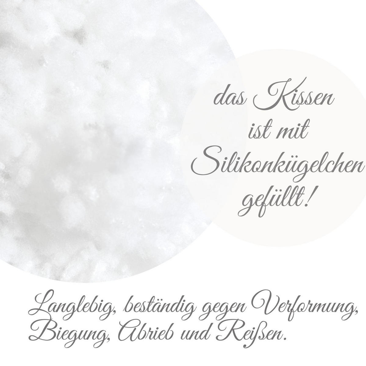 SET AUS ZWEI ZIERKISSEN Happy Pill Grau 13/30 cm - Grau, Textil (30/30cm) - Maison de Reve