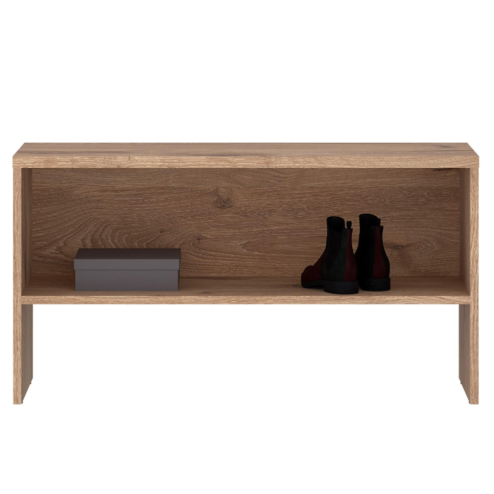 GARDEROBENBANK MALEA - Braun, Holzwerkstoff (90/48/36cm) - IDIMEX