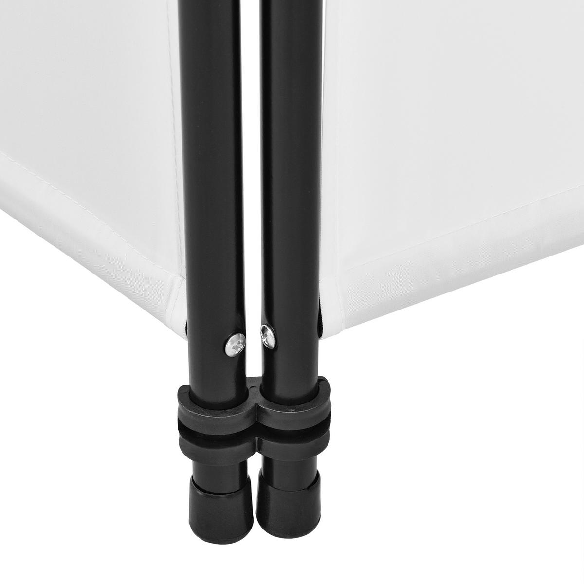 SICHTSCHUTZ Huesca - Weiß, Textil/Metall (300/2cm) - [en.casa]