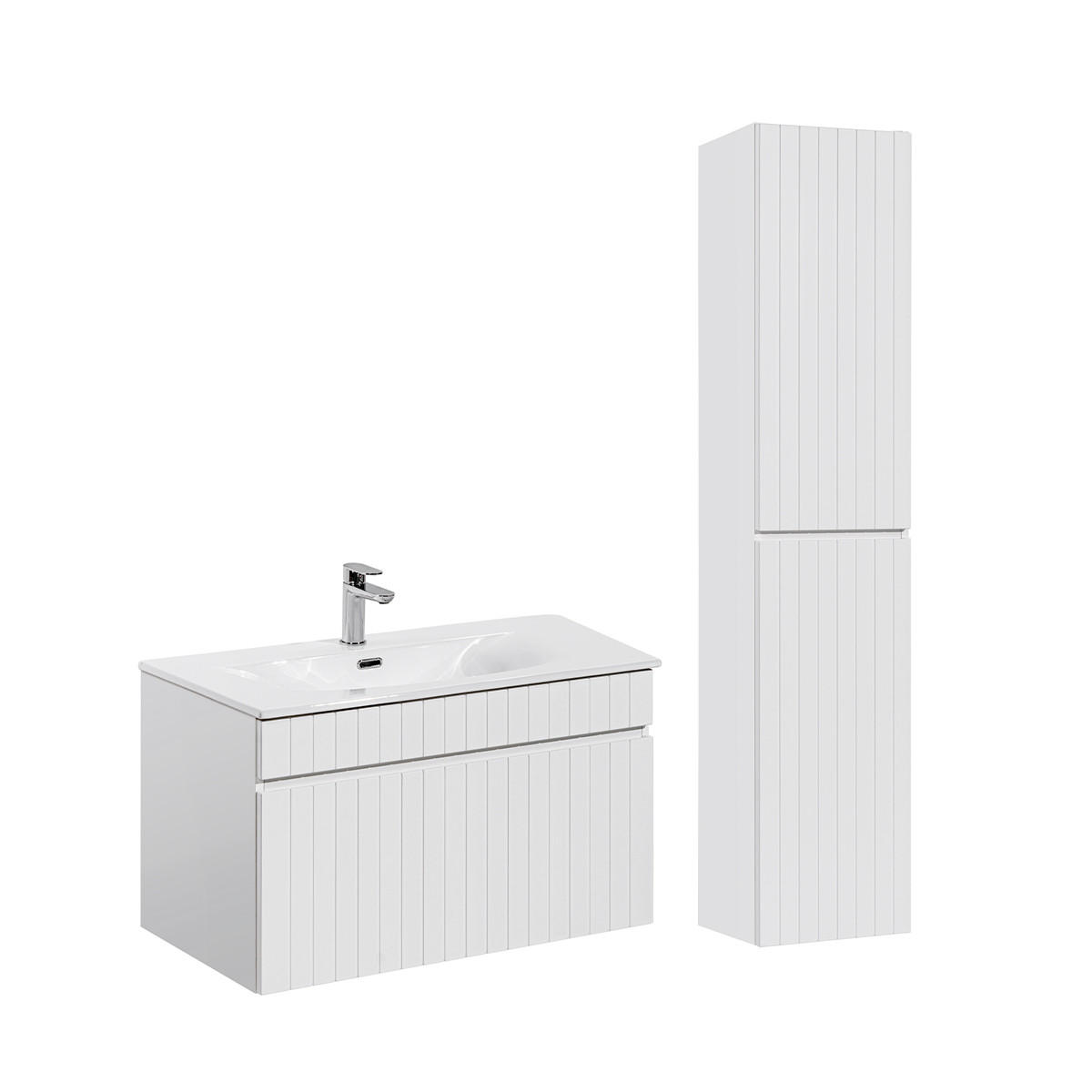 Petits-meubles KOUPELNOVÝ NÁBYTEK 80cm Zelie 2er-Set Bílá