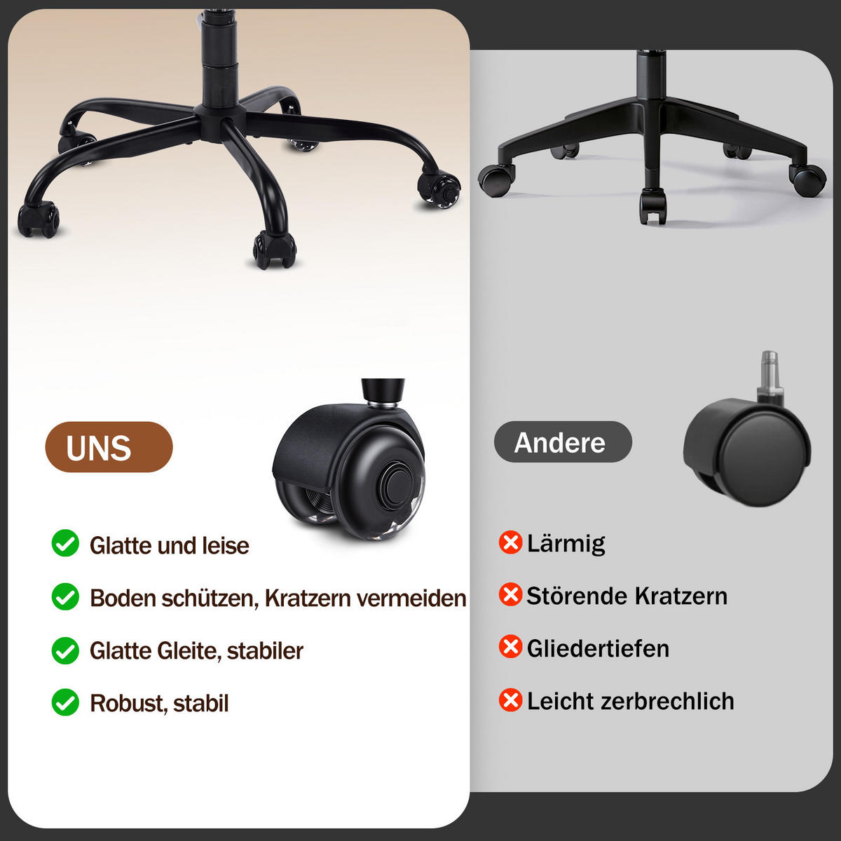 DREHSTUHL DE-41045 mit einziehbaren Fußstütz Grau - Grau, Metall (67/84/80cm) - ComfortXL