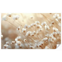 TAPETE - Wild - Blumen - Weiß - 400x240 cm - Creme, Papier (400/240cm) - OnlyWow