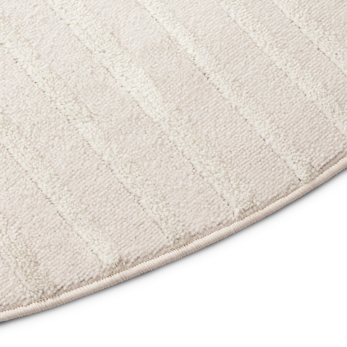 TEPPICH HYGGE Creme, rund 200/200 cm - Creme, Textil (200/200cm) - Tapiso