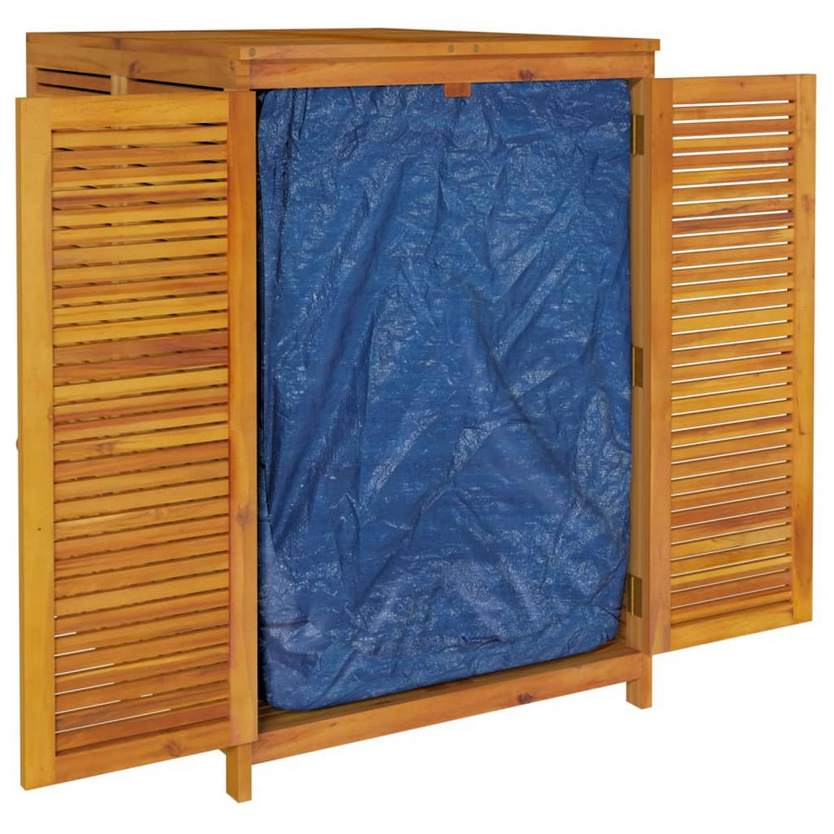 GARTENBOX 70x87x104 cm Massivholz Akazie - Braun, Holz (70/104/87cm) - furnicato
