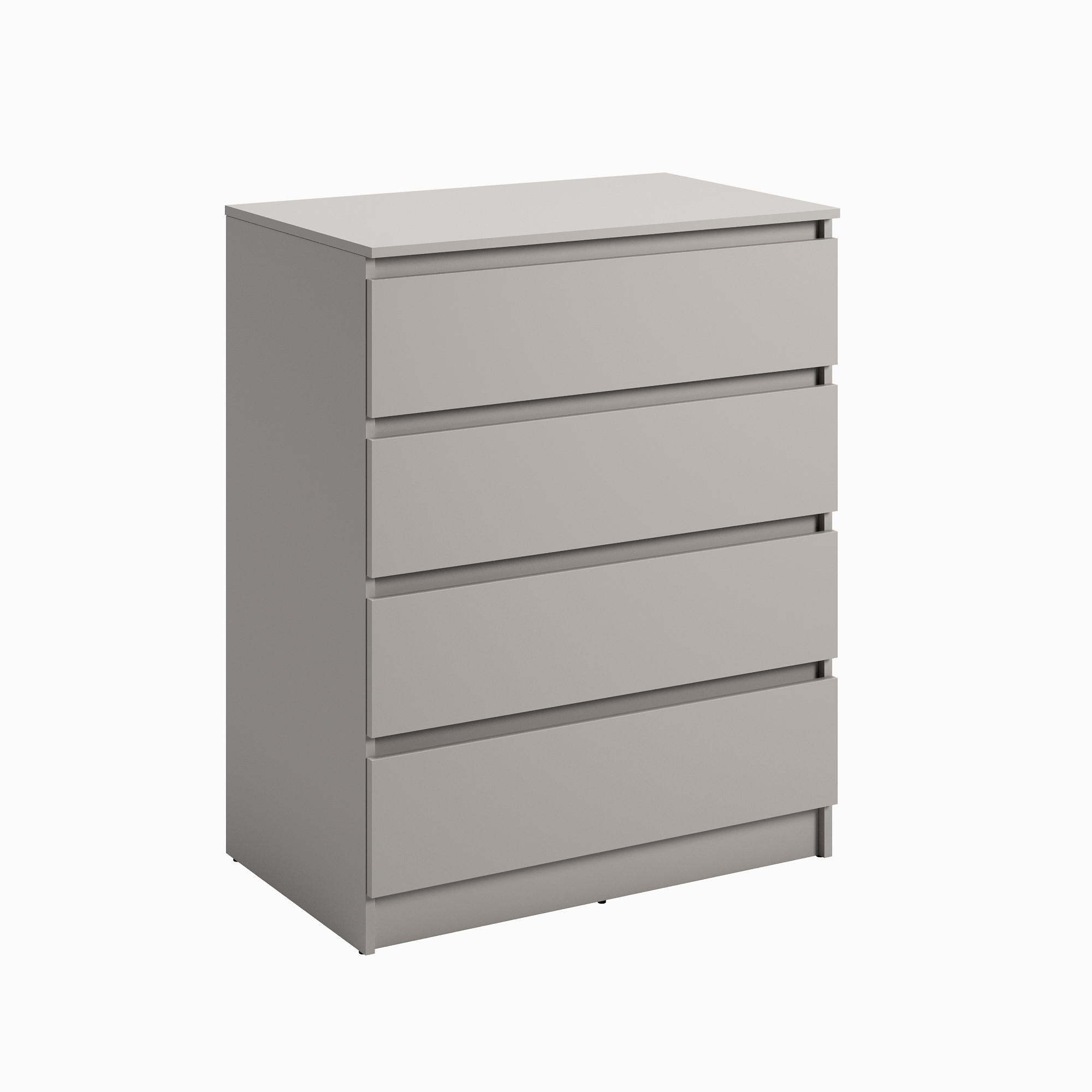 KOMMODE mit 4 Schubladen 80 cm breit in kaschmir - Kaschmir, Holzwerkstoff (80/100/50cm) - Home Collective