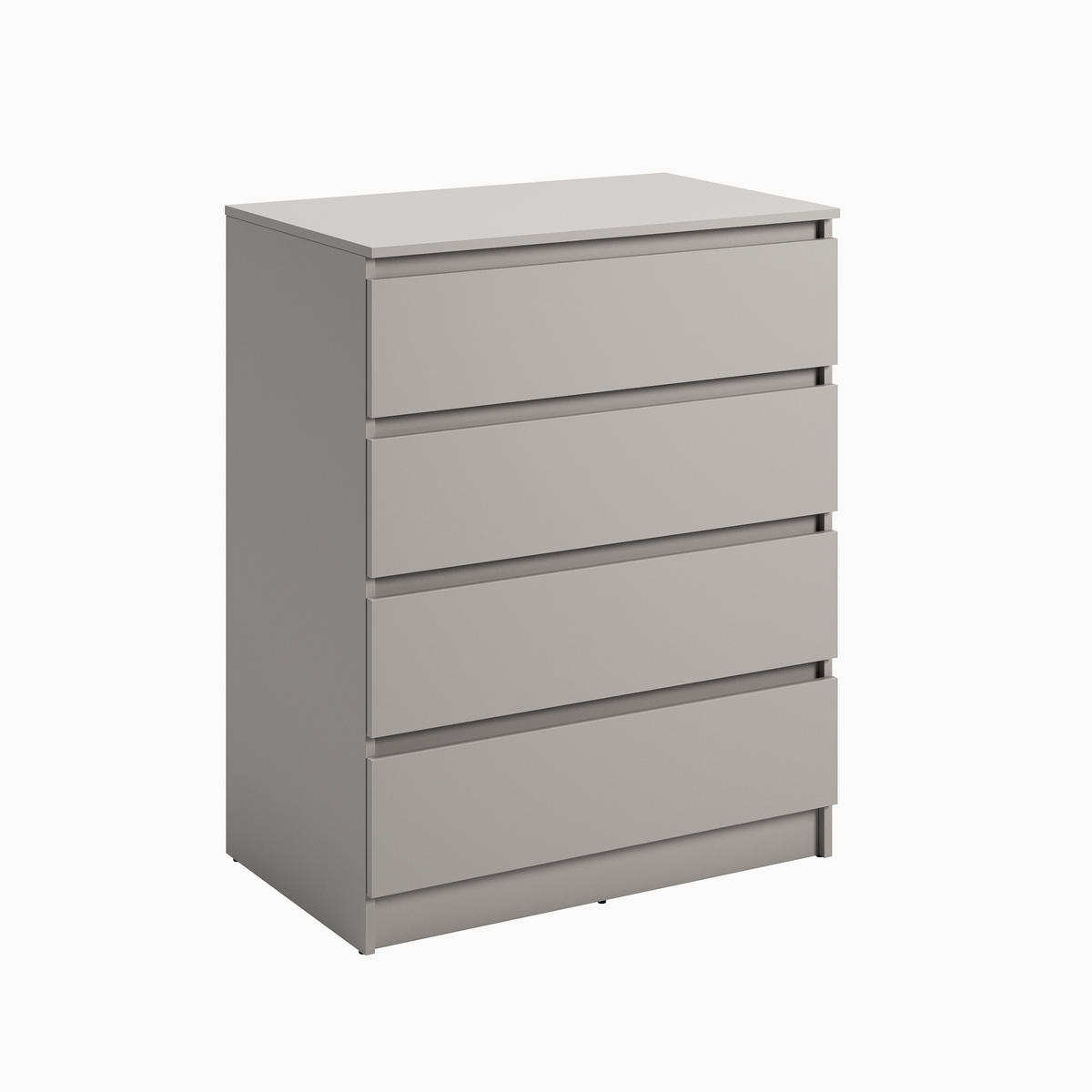 KOMMODE mit 4 Schubladen 80 cm breit in kaschmir - Kaschmir, Holzwerkstoff (80/100/50cm) - Home Collective