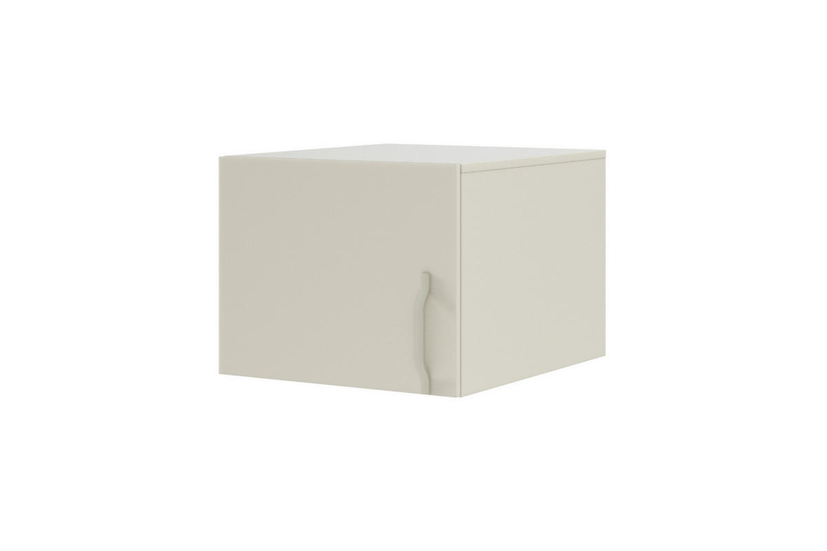 AUFSATZSCHRANK BRISSO BRN5 50/40/60,5 cm in Kaschmir mit Metallgriffen - Kaschmir, Holzwerkstoff/Metall (50/40/61cm) - Deine Möbel 24