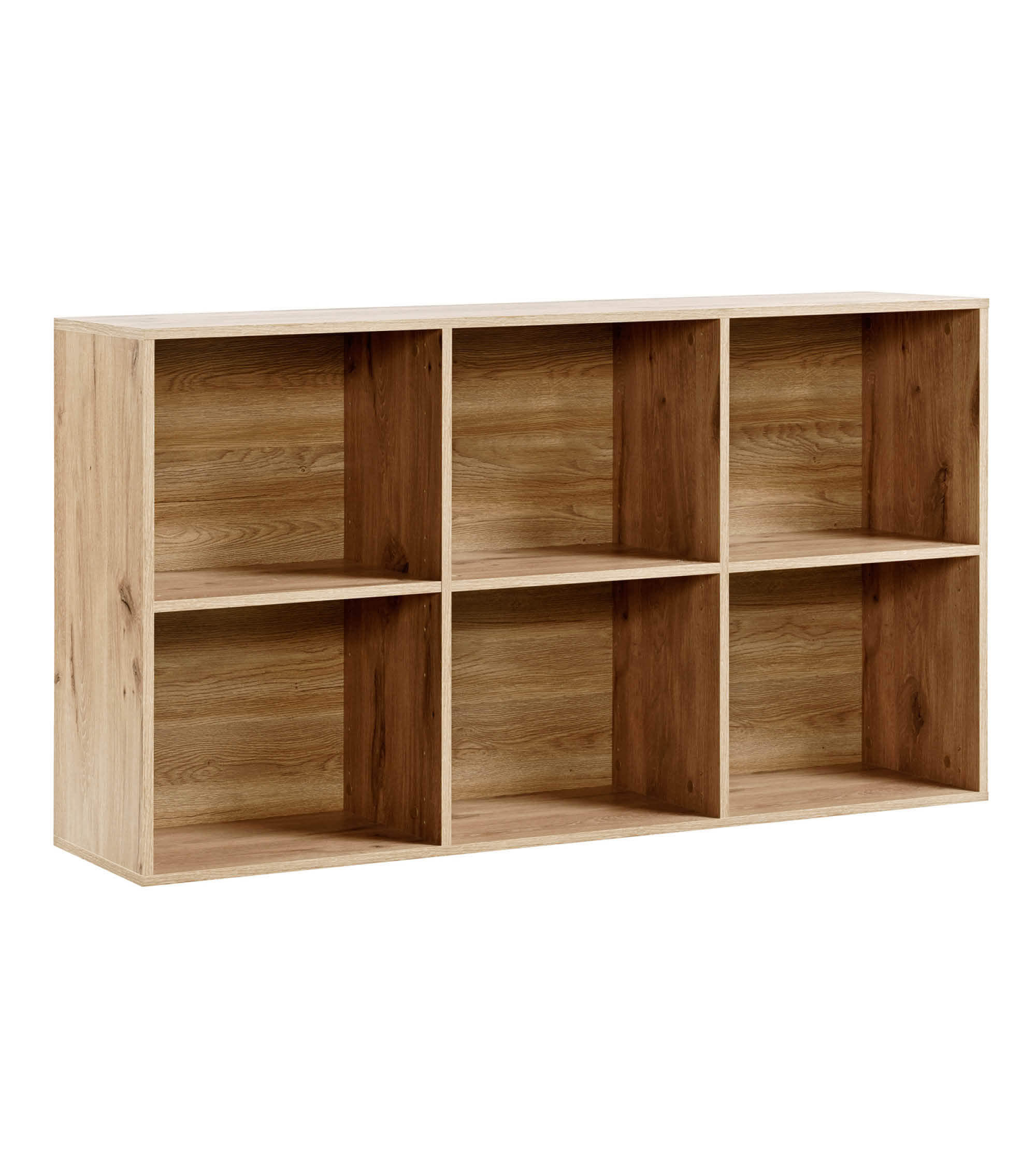 AKTENREGAL Der Verstauer - Eichefarben, Holzwerkstoff (132/75/35cm) - Mokebo