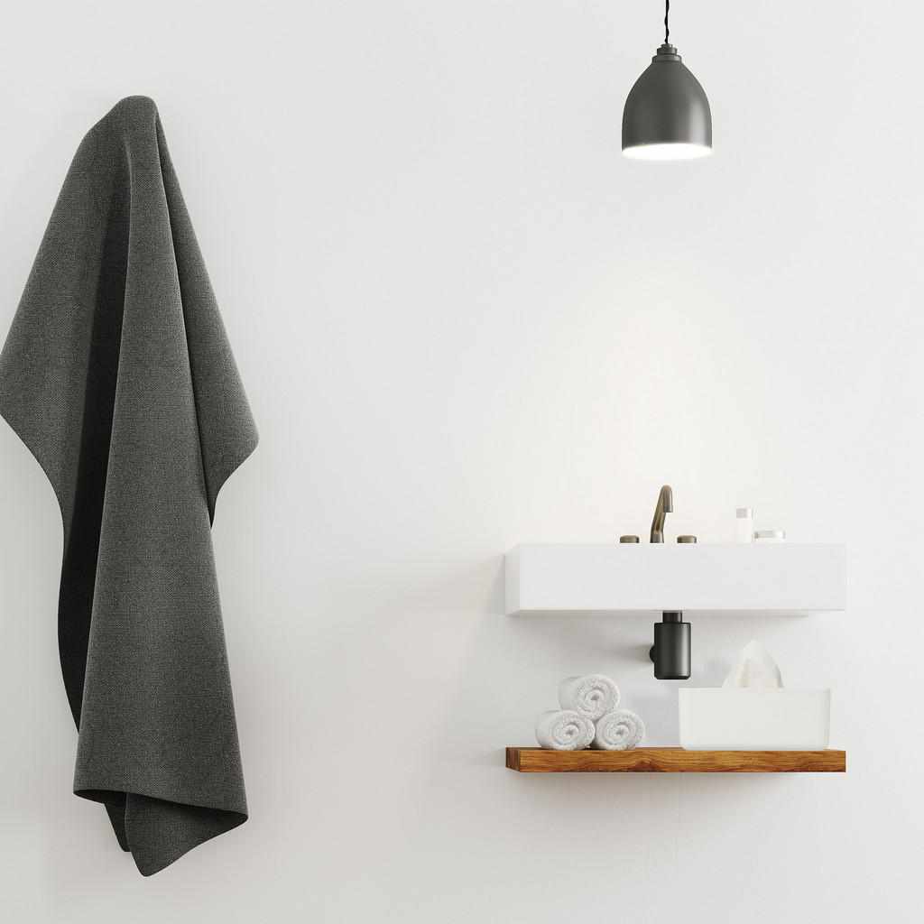 Thumbnail - Relaxdays Kosmetiktücherbox, Weiß, Kunststoff, Holz, 23x10x13 cm, Badaccessoires, Waschplatzzubehör, Taschentuchboxen