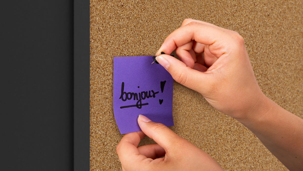 KOMBITAFEL Kork / schwarz magnetisch 90x60 Holzrahmen schwarz lackiert - Schwarz/Braun, Holz (90/60/1.5cm) - ALLboards