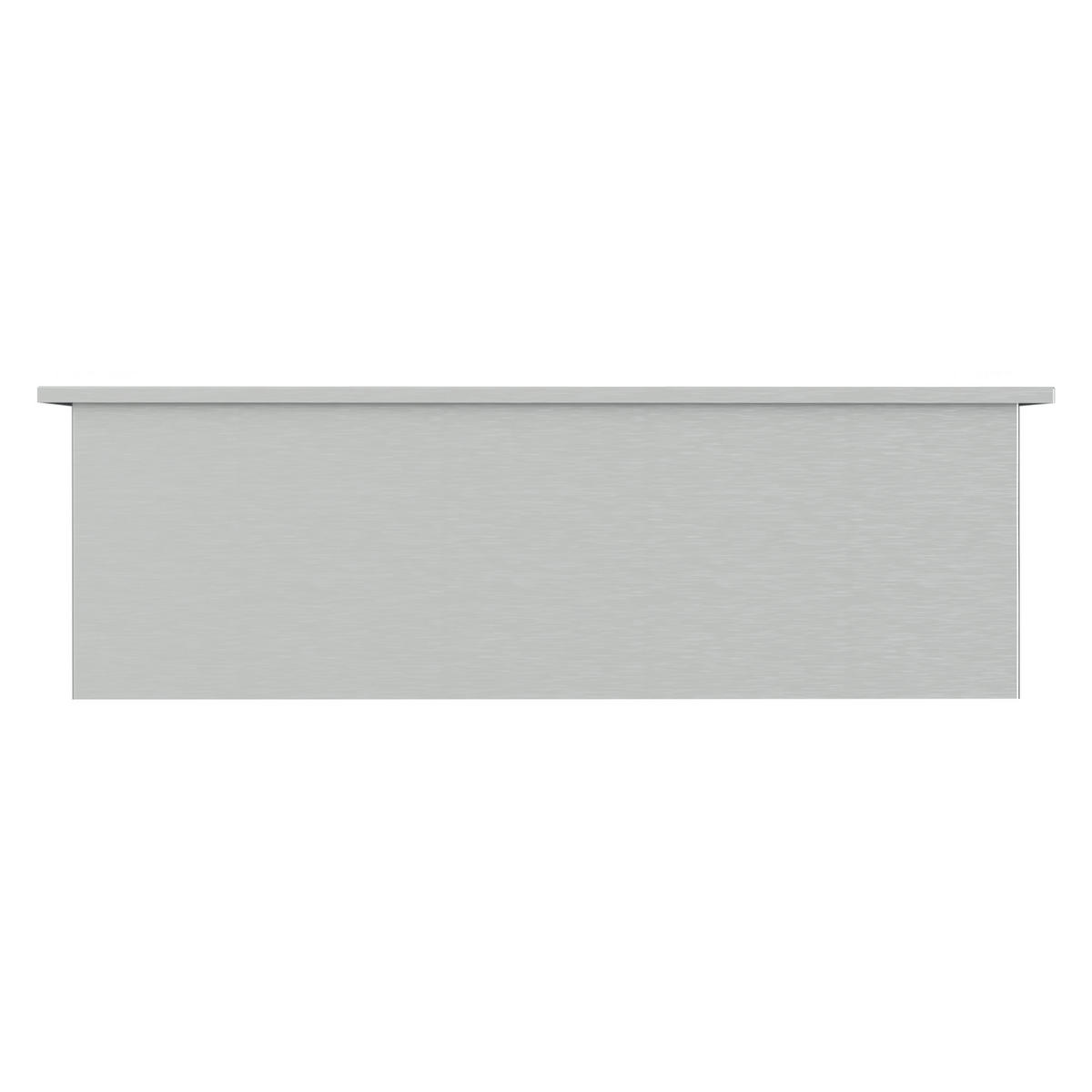 DUSCHNISCHE Silber 30/30 cm - Silberfarben, Metall (32/10/32cm) - LuxeBath
