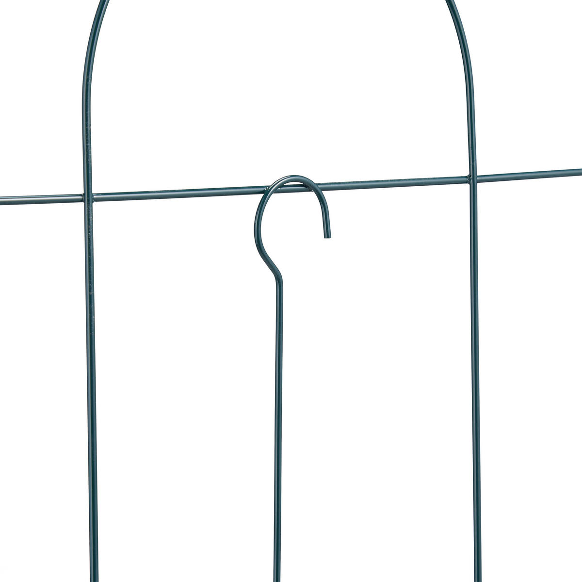 BEETZAUN - Dunkelgrün, Metall (244/81.5/0.3cm) - Relaxdays