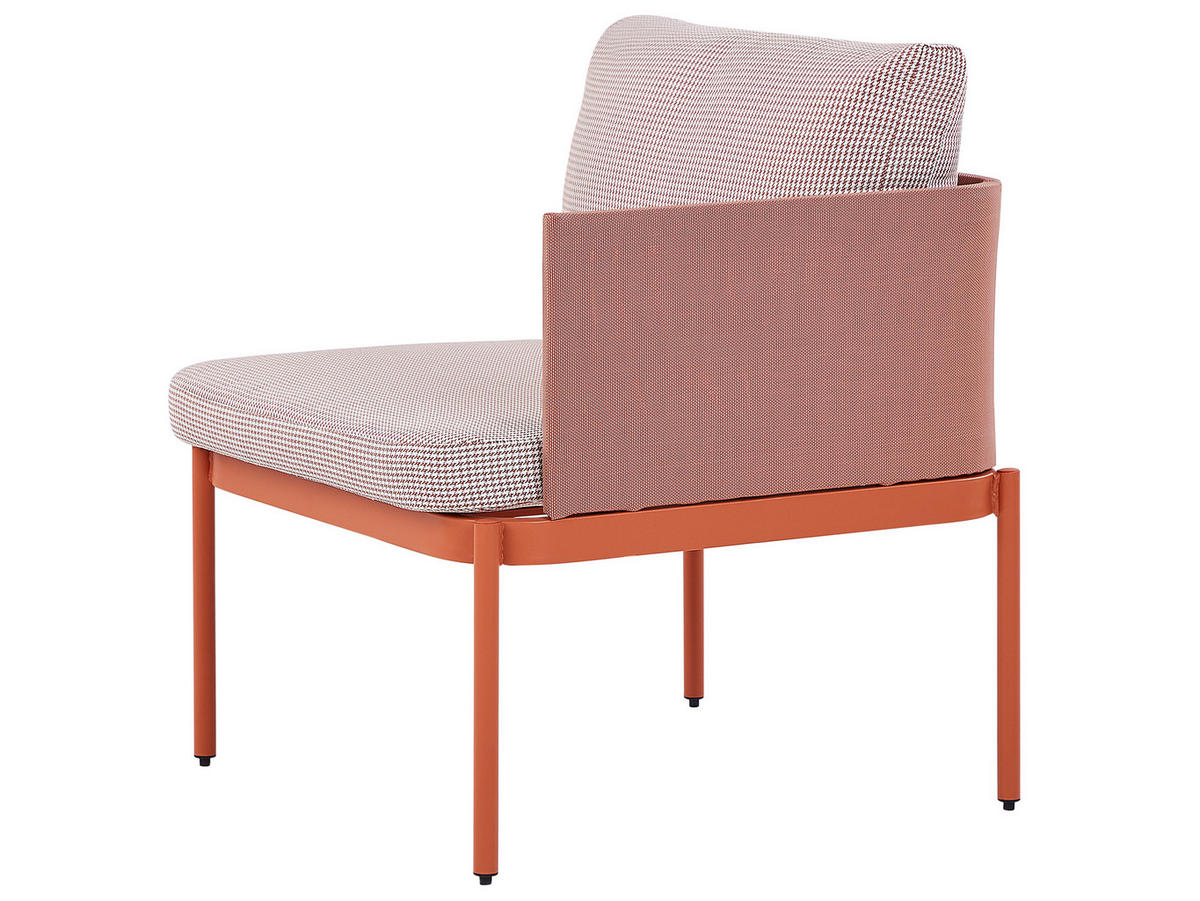 LOUNGE SET 2-Sitzer modular Orange Terracina - Orange, Metall - Beliani