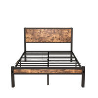 METALLBETT 120/200 cm Braun mit Stauraum - Braun, Metall (120/200cm) - Oxeza