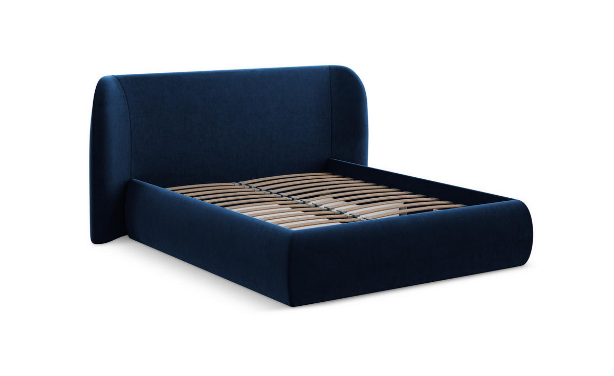 POLSTERBETT mit Bettkasten und Lattenrost 220x225 Creme - Perlmutt/Creme, Kunststoff/Textil (180/200cm) - Makamii