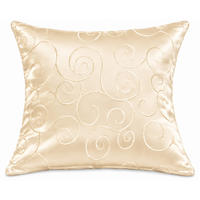 KISSENBEZUG 60/60 cm Creme Damast Circle - Creme, Textil (60/60cm) - TiborTex