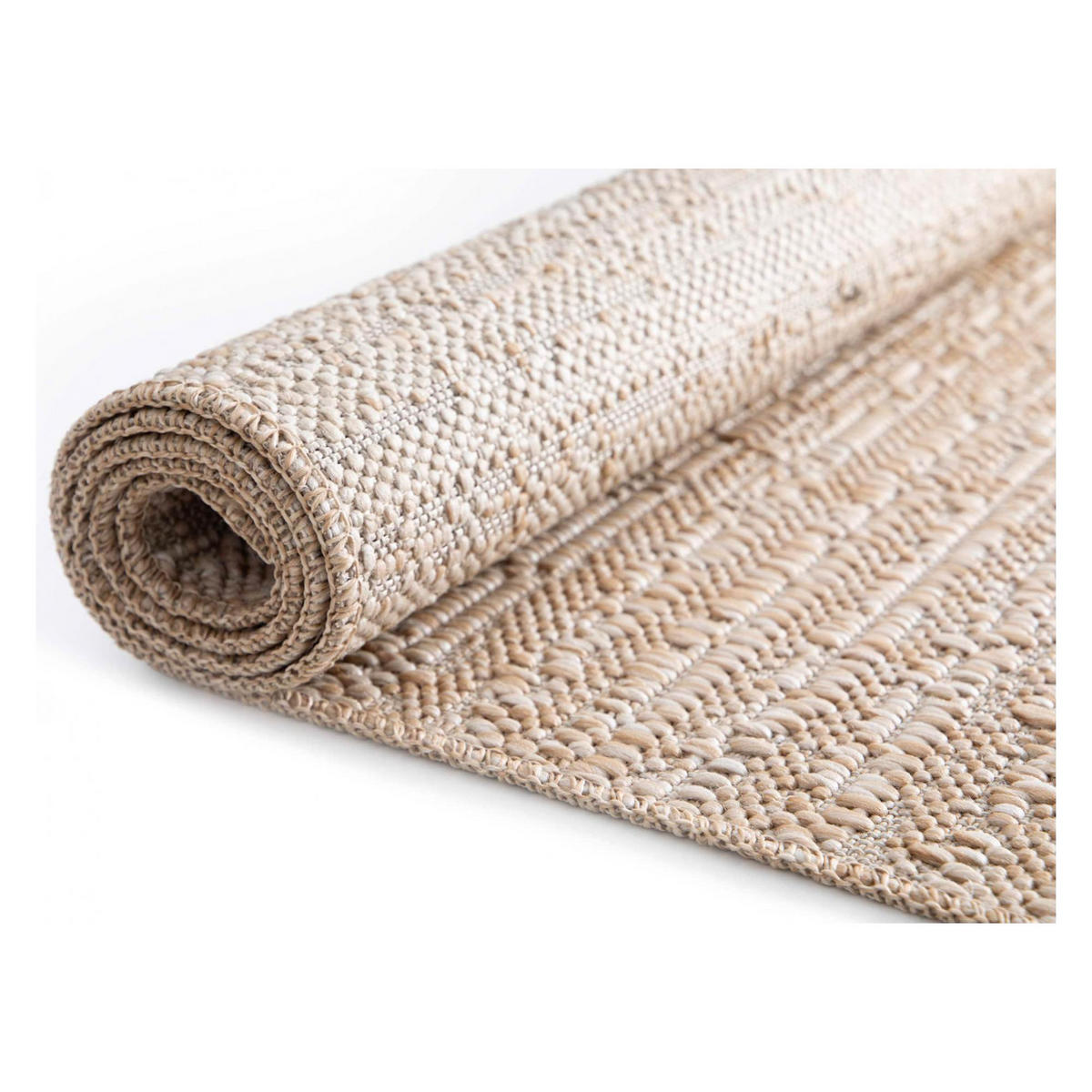 TEPPICH Mirko natur 200 x 290 x 1 cm - Naturfarben, Textil (200/290cm) - Vivaraise