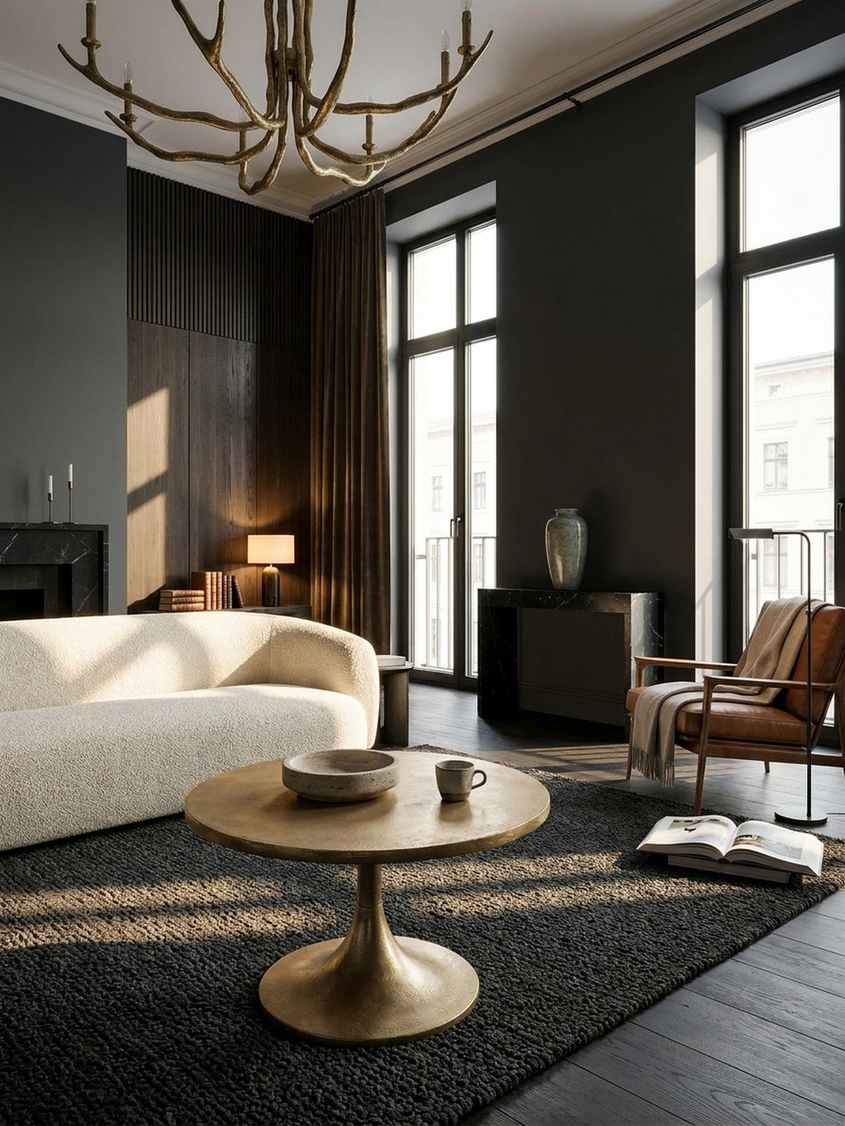 COUCHTISCH Klein Gold Metall Rund 60x60x46,5 cm Modern - Goldfarben, Metall (60/60/47cm) - KADIMA DESIGN