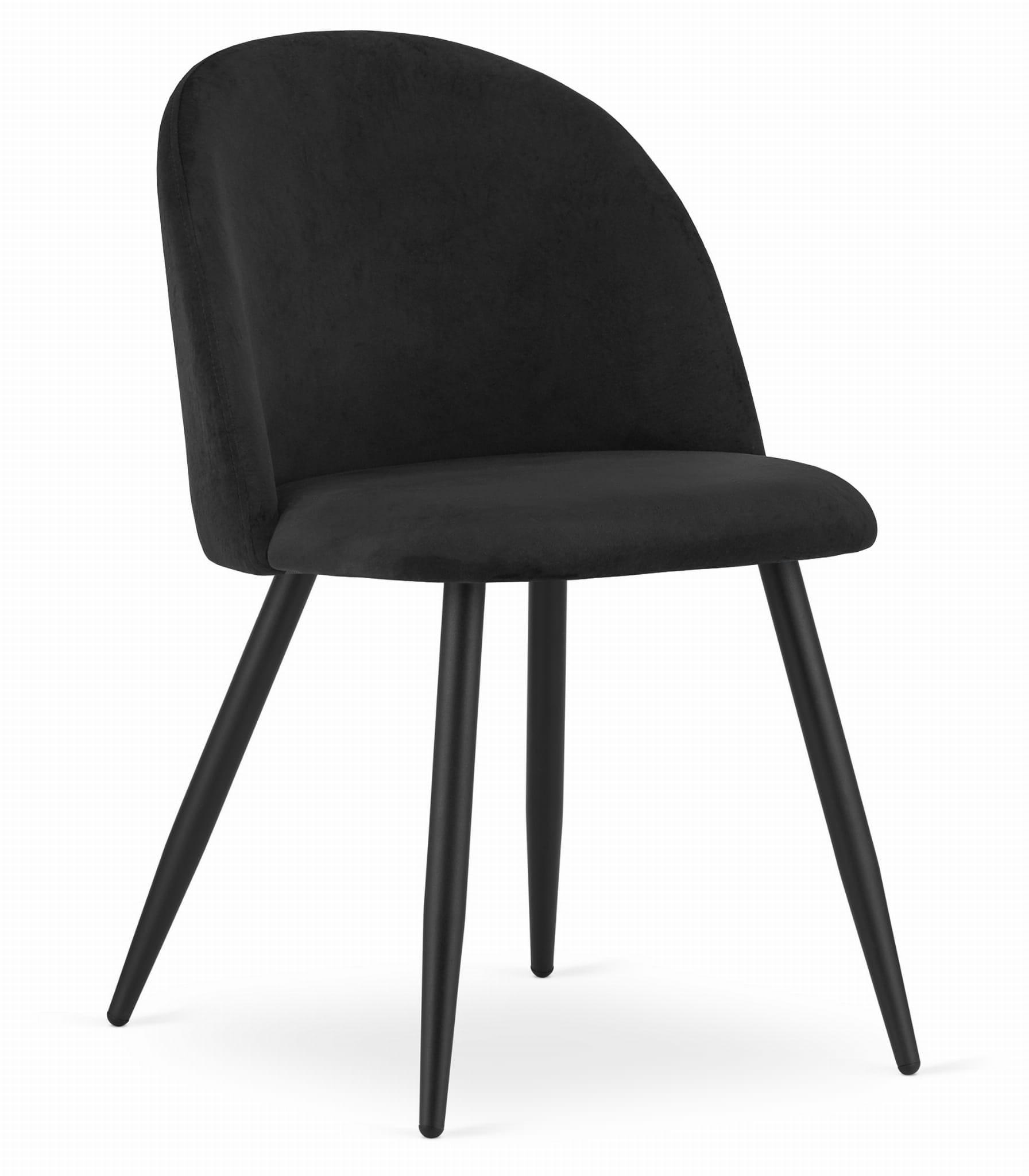 Valora Esszimmerstuhl Schwarz 46x76.5x42.5 cm