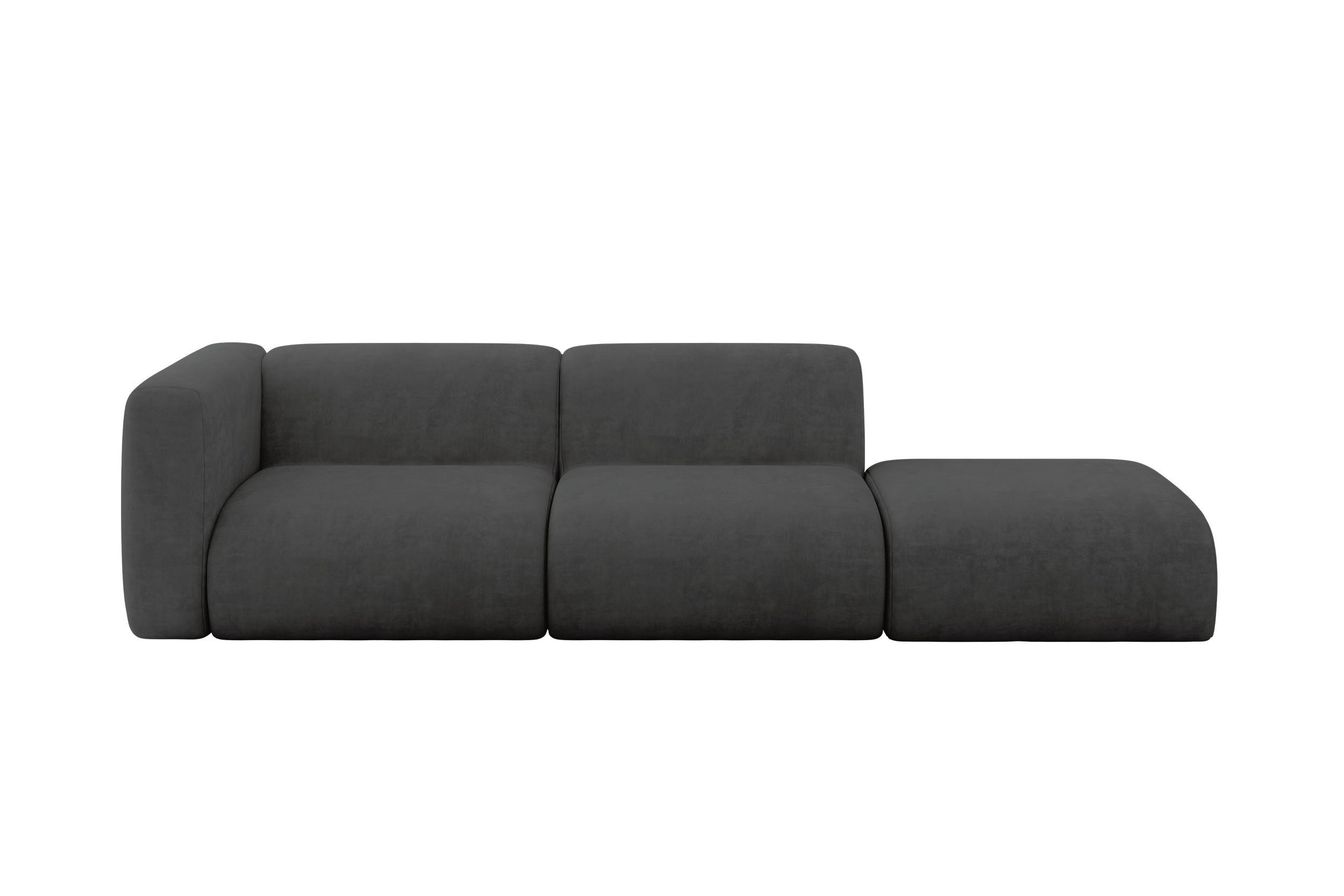Altdecor Sofa Dunkelgrau 296x70x89 cm
