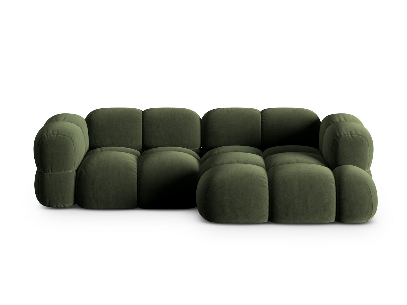Cosmopolitan Design Ecksofa Grün 250x147 cm