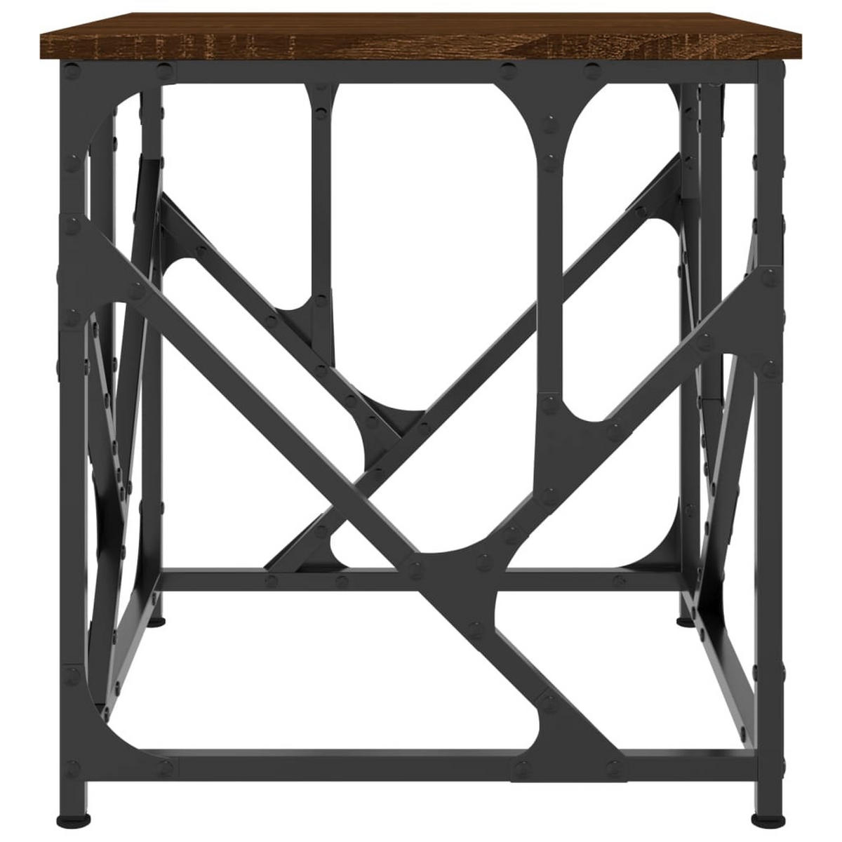 COUCHTISCH Braun Eichen-Optik 45x45x47,5 cm Holzwerkstoff - Braun, Holzwerkstoff (45/45/47.5cm) - furnicato