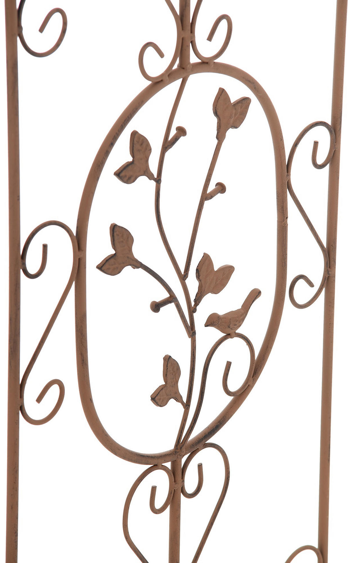 RANKGITTER 2er Set Metall antik braun - Braun, Metall (35/122/1cm) - CLP