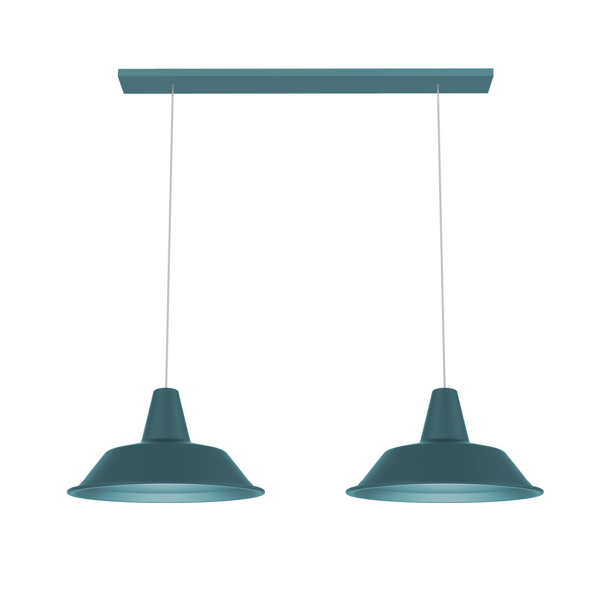 HÄNGELEUCHTE - Blau, Metall (35/70/120cm) - Lumicom