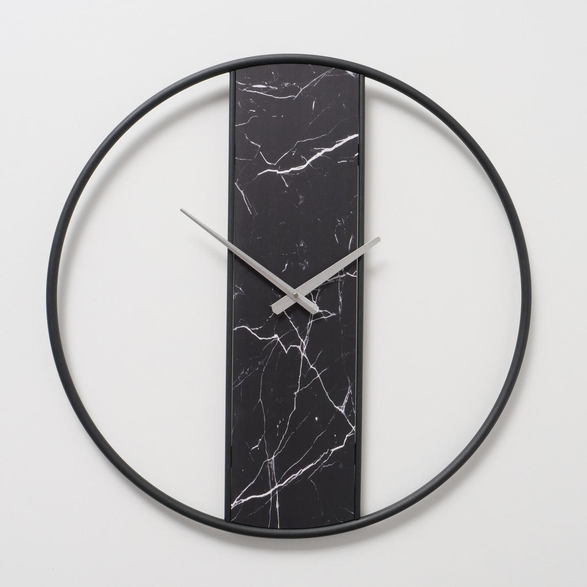 WANDUHR Siyah Ø 62 cm - Schwarz, Metall (62/62/4cm) - Boltze Home