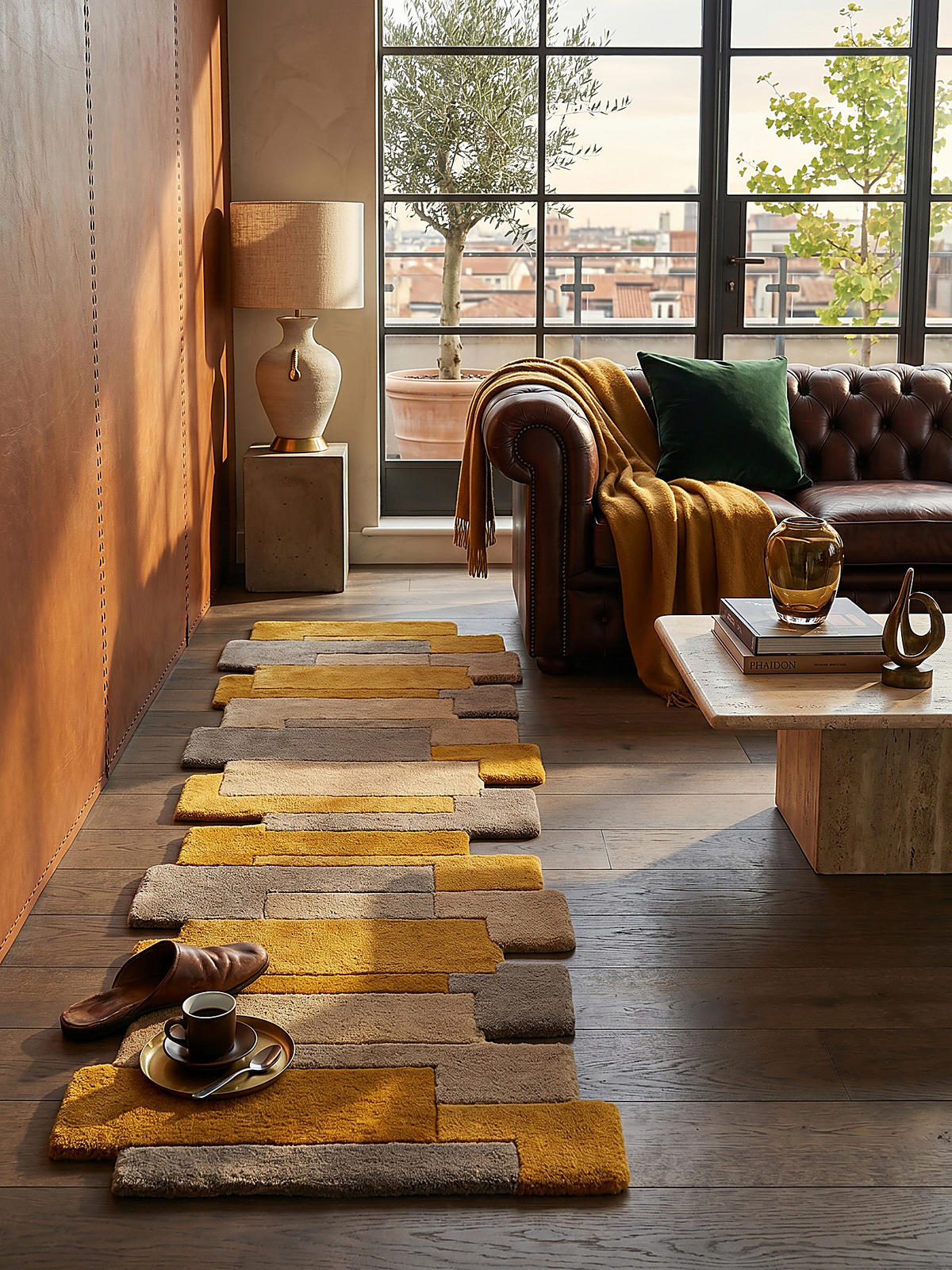 TEPPICHLÄUFER HALLEIN 60/230 cm - Gelb, Textil (230/60cm) - KADIMA DESIGN