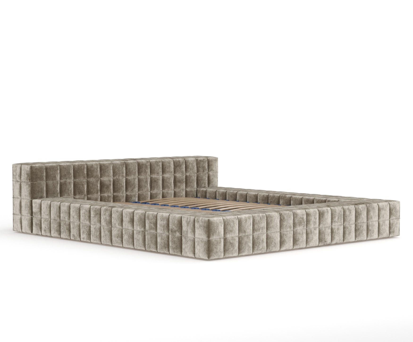 POLSTERBETT Nessino Beige 160/200 cm - Beige/Schwarz, Holz/Holzwerkstoff (160/200cm) - Maison de Reve