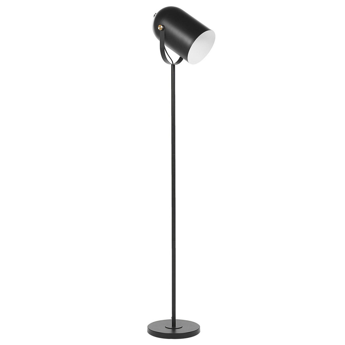STEHLAMPE Tyria 25/25/156 cm - Schwarz, Metall (25/25/156cm) - Beliani
