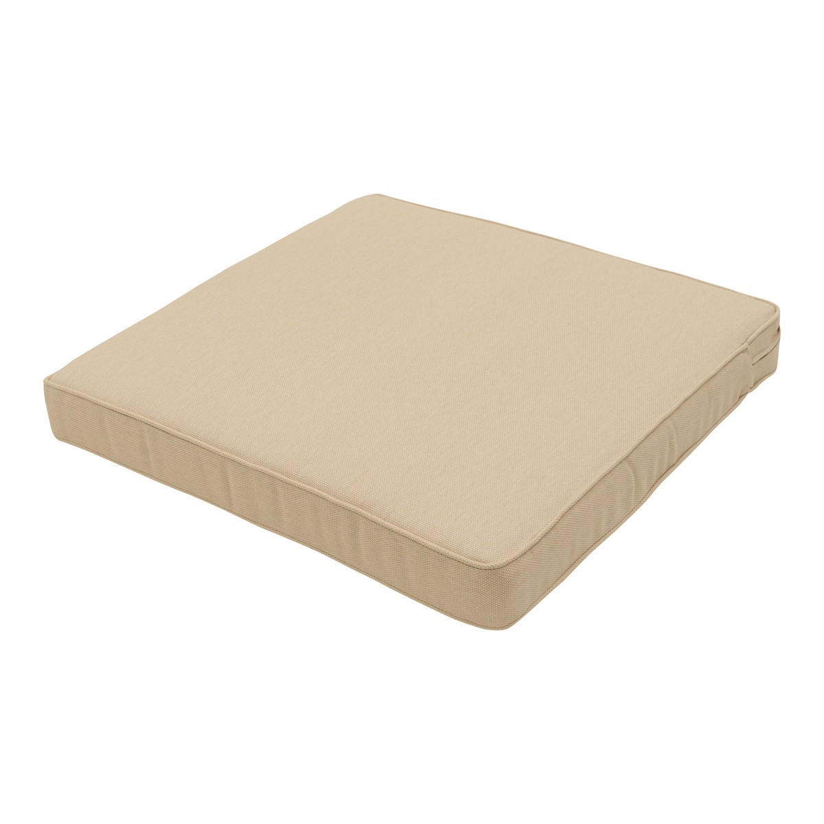 SITZKISSEN Canvas 60/60 cm 2er-Set - Beige, Textil (60/8/60cm) - Madison