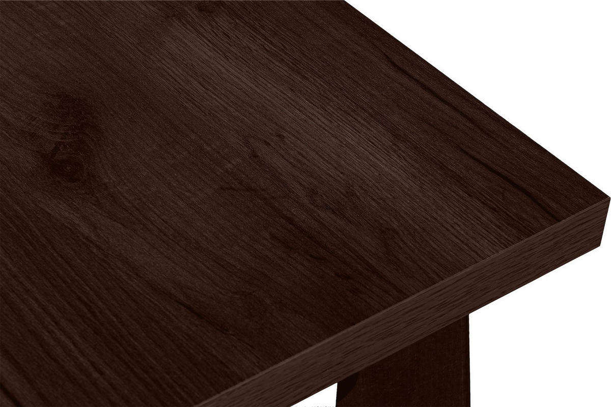 ESSTISCH RHENA ausziehbar bis 190cm, Dunkelbraun - Dunkelbraun/Walnussfarben, Holz (150/77/80cm) - KONSIMO®