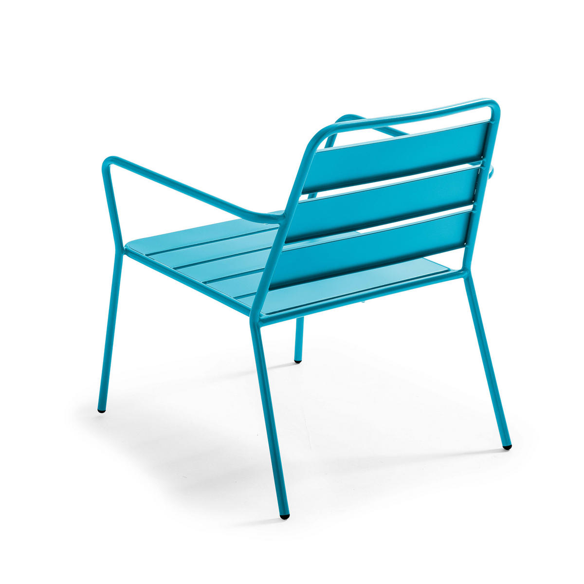 GARTENSTUHL dunkelblau, Metall - Dunkelblau, Metall (65/76/70cm) - Oviala