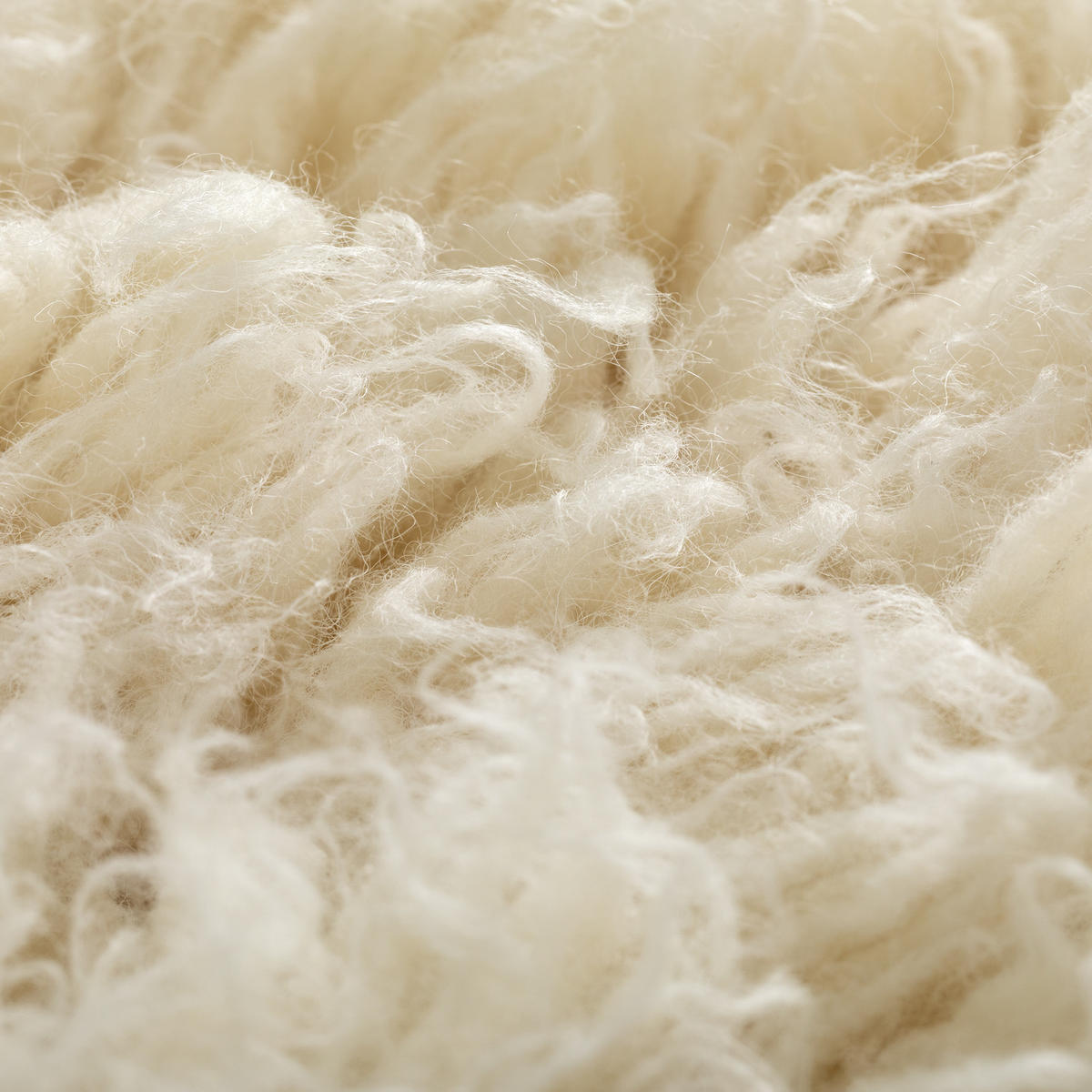 WOLLTEPPICH Rund Ø 145 cm Flokati 4000 - Naturfarben, Naturmaterialien (145/145cm) - Steffensmeier
