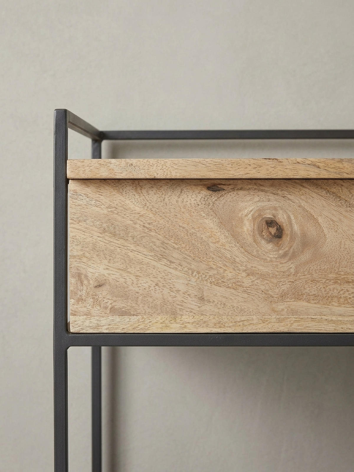 FLURBANK Holz Metall Sitzfläche hochklappbar, Beige 90x38x52 cm - Beige/Schwarz, Holz/Metall (90/52/38cm) - KADIMA DESIGN