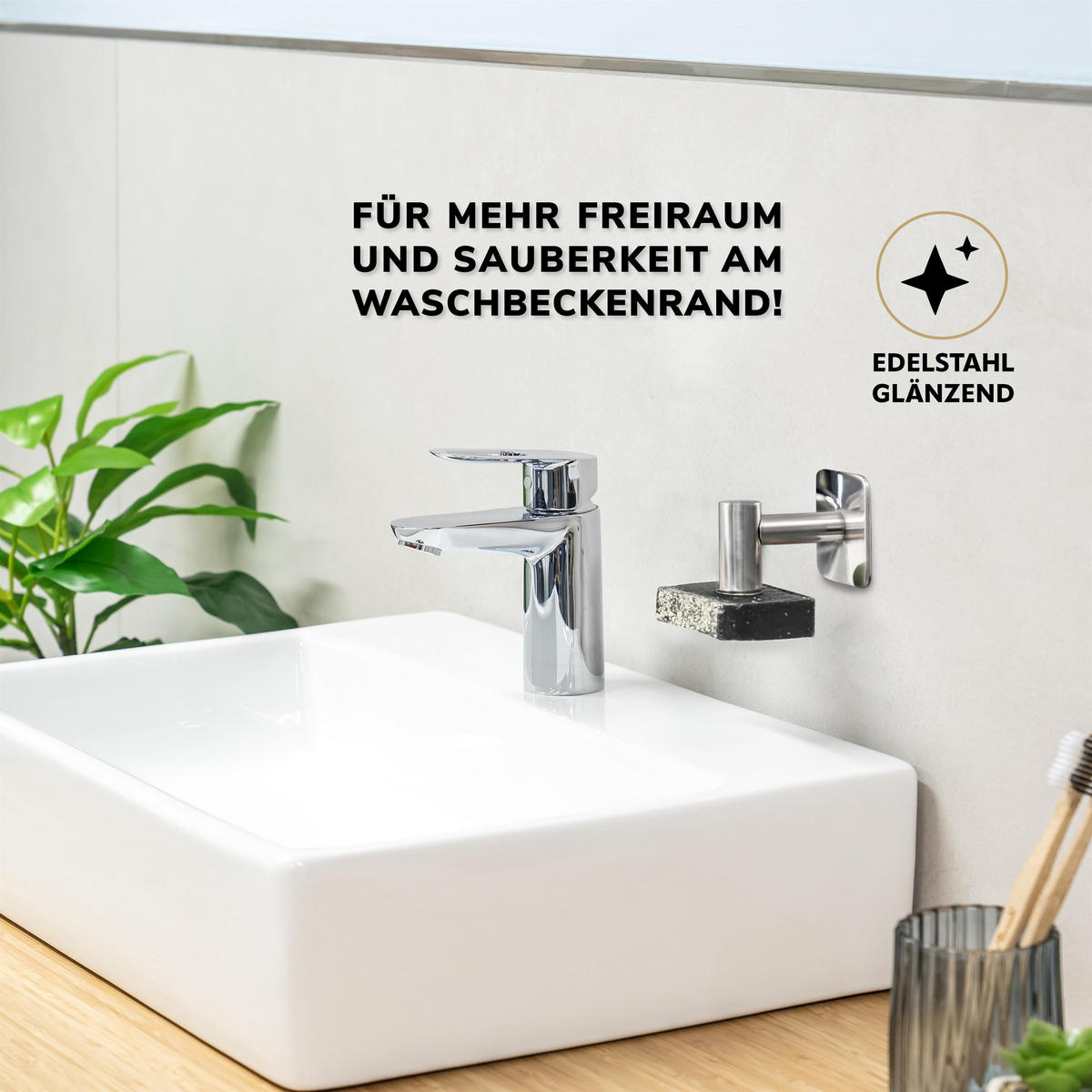 SEIFENHALTER, silber - Edelstahlfarben, Metall (5.7/5.7/6cm) - bremermann