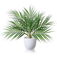 KUNSTPFLANZE Areca Palme 40 cm - Grün, Kunststoff (11.9cm)