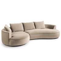 BIGSOFA - Beige, Naturmaterialien/Kunststoff (322/82/154cm) - home24