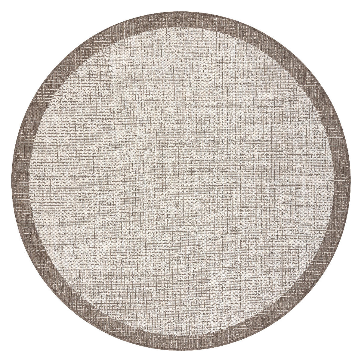 TEPPICH Floorlux 120 cm - Beige, Textil (120/120cm) - rugsX