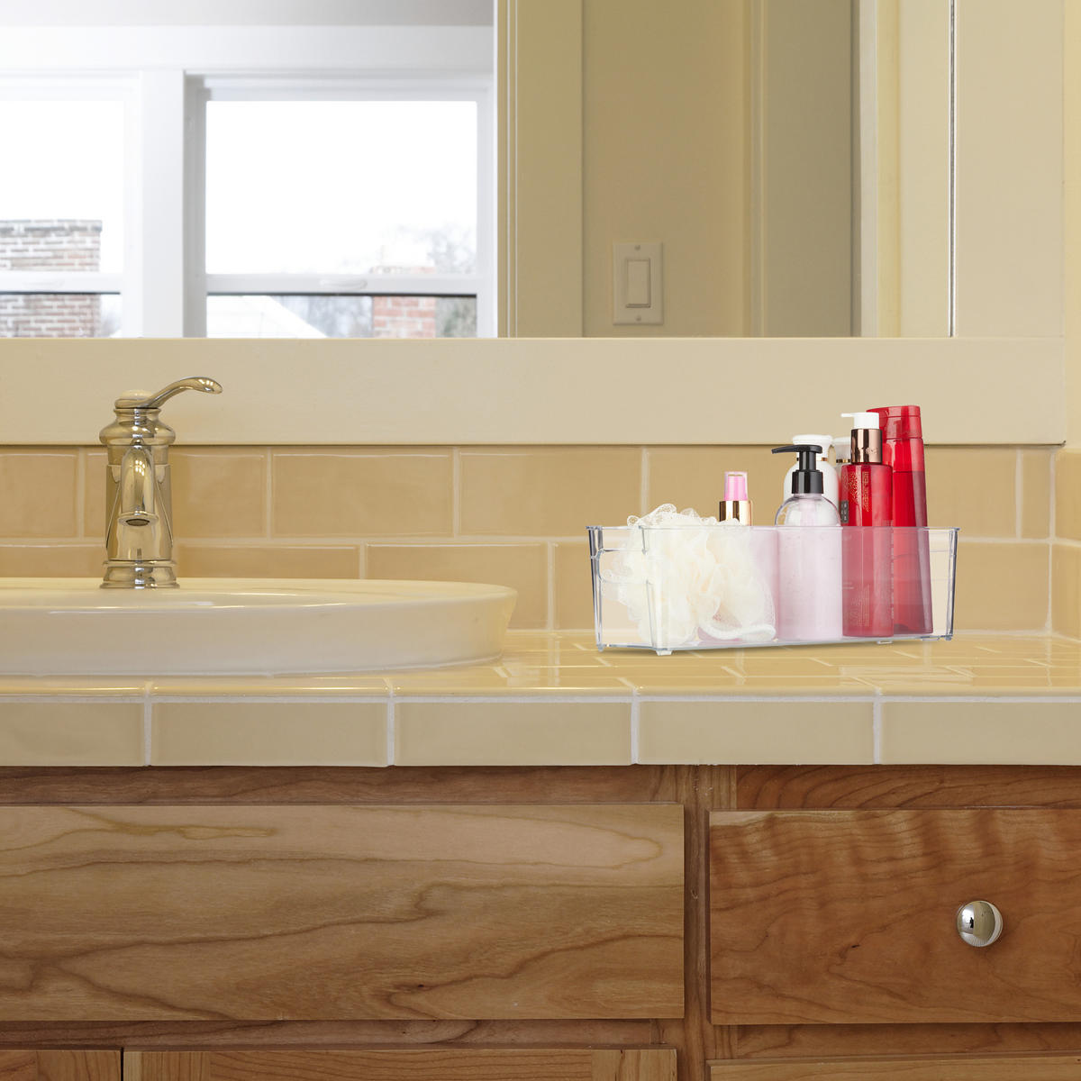 KÜHLSCHRANKORGANIZER - Transparent, Kunststoff (11/10/37.5cm) - Relaxdays