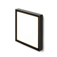 AUSSENLEUCHTE DEJAVU SQ 14 Schwarz 6 W IP65 - Schwarz, Metall (14/14/19cm) - Rendl